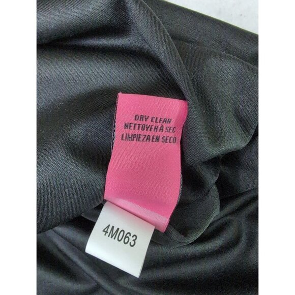 Betsey Johnson Sheath Dress Womens 2 Black Beaded Short Sleeve Cocktail Party - Picture 10 of 11